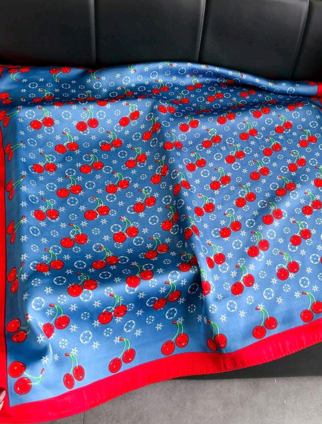 Retro Satin Scarf