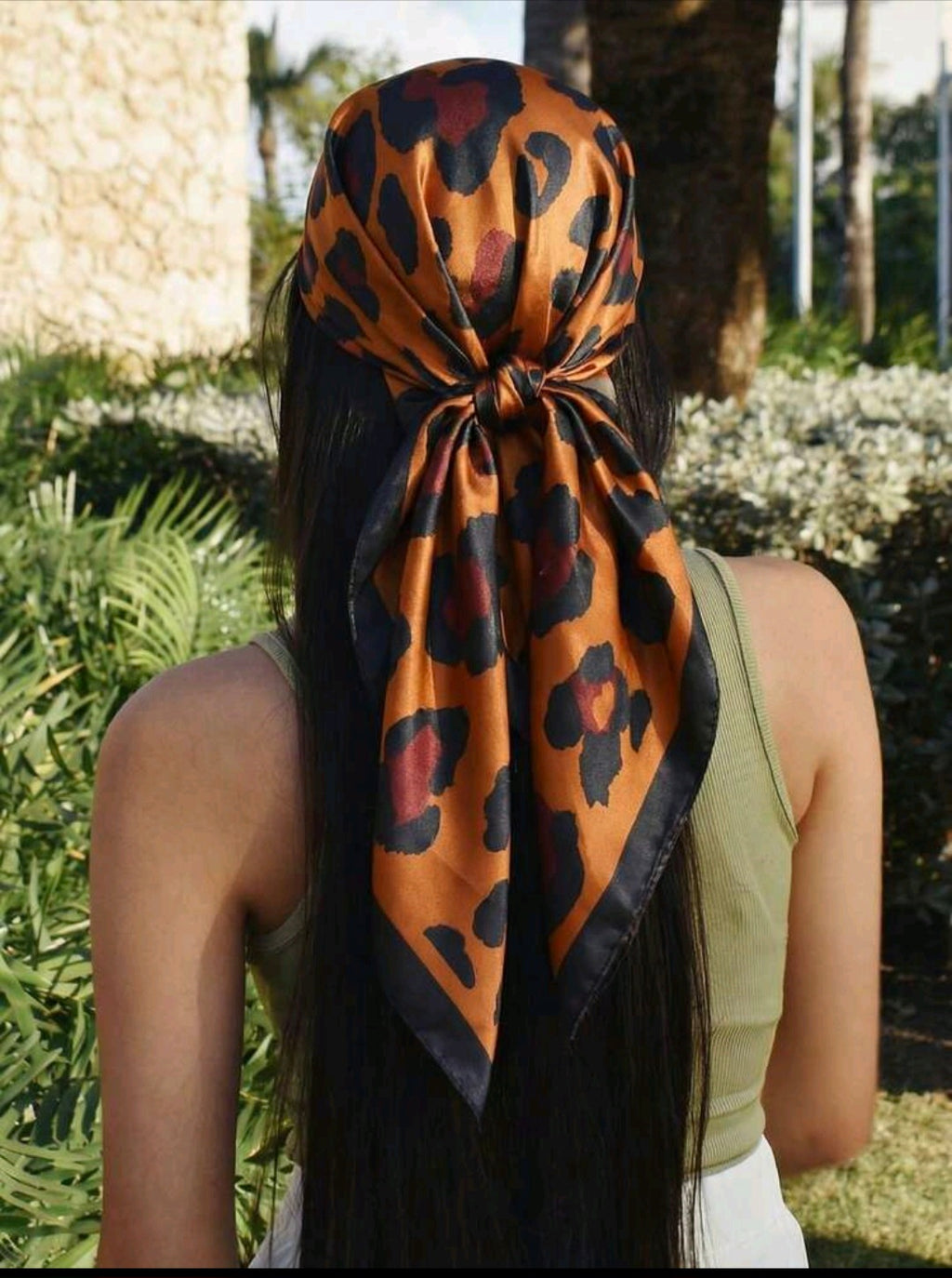 Grey And Gold Silk Scarf B