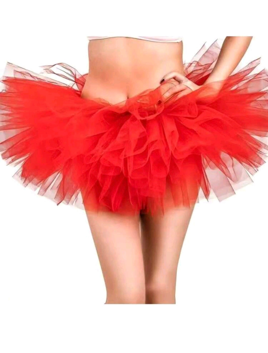 Red Tulle Tutu-Free Size