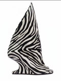 Zebra Print  Wedge Ankle Boot UK 8