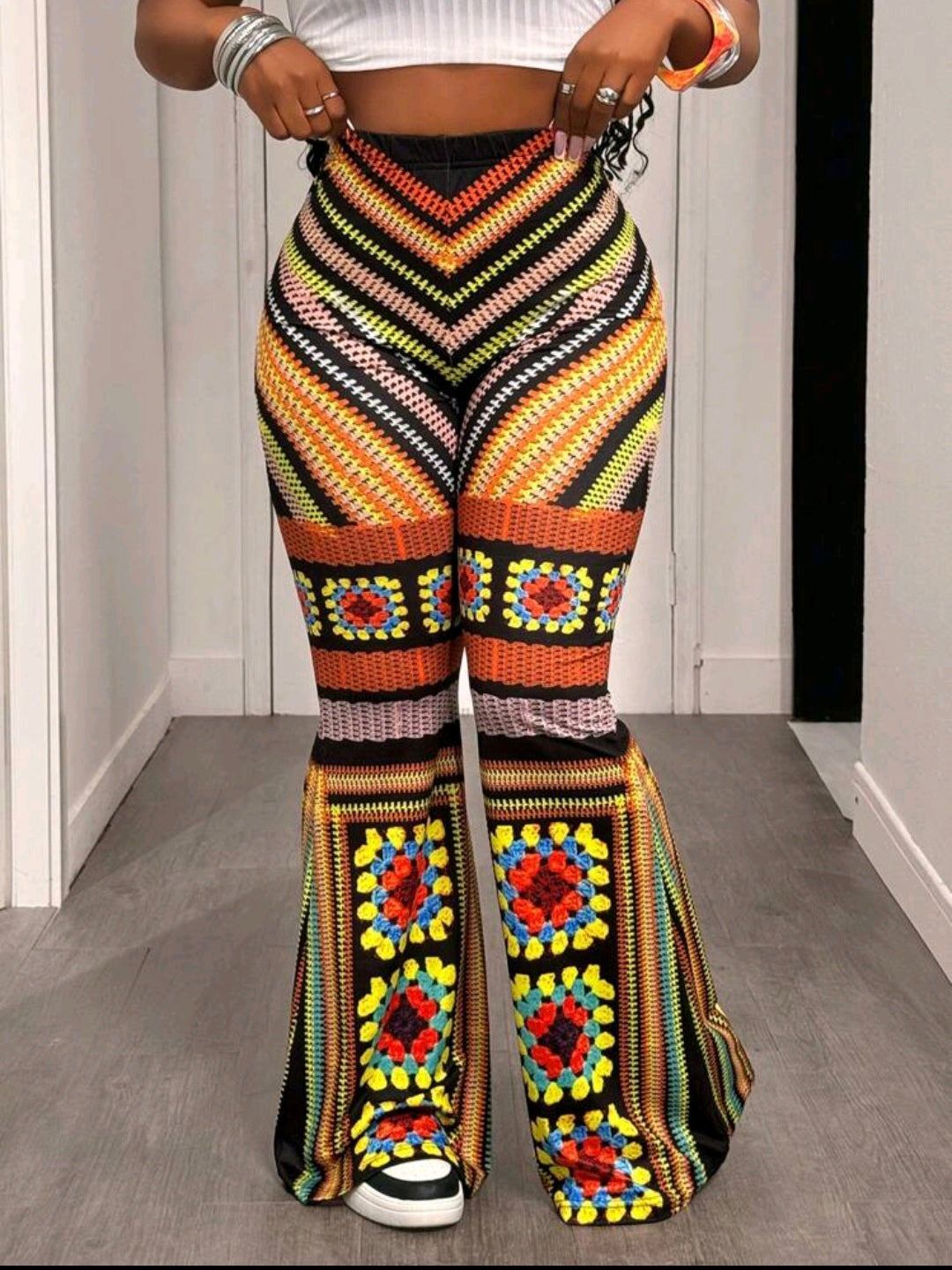 Funky Colored Knit Flares UK-12/14