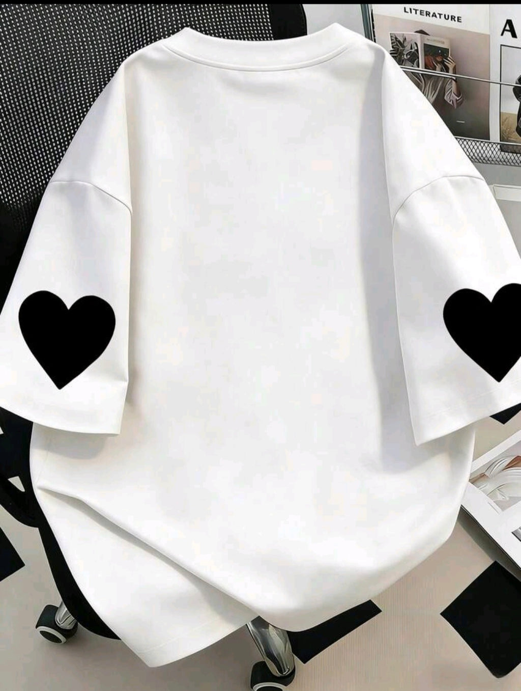 White Playing Card Tee  UK-16