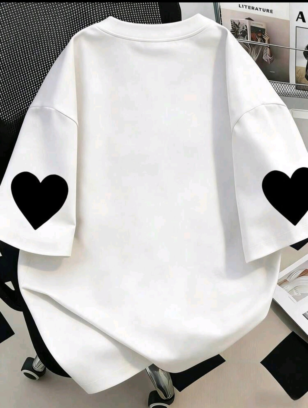 White Playing Card Tee  UK-16