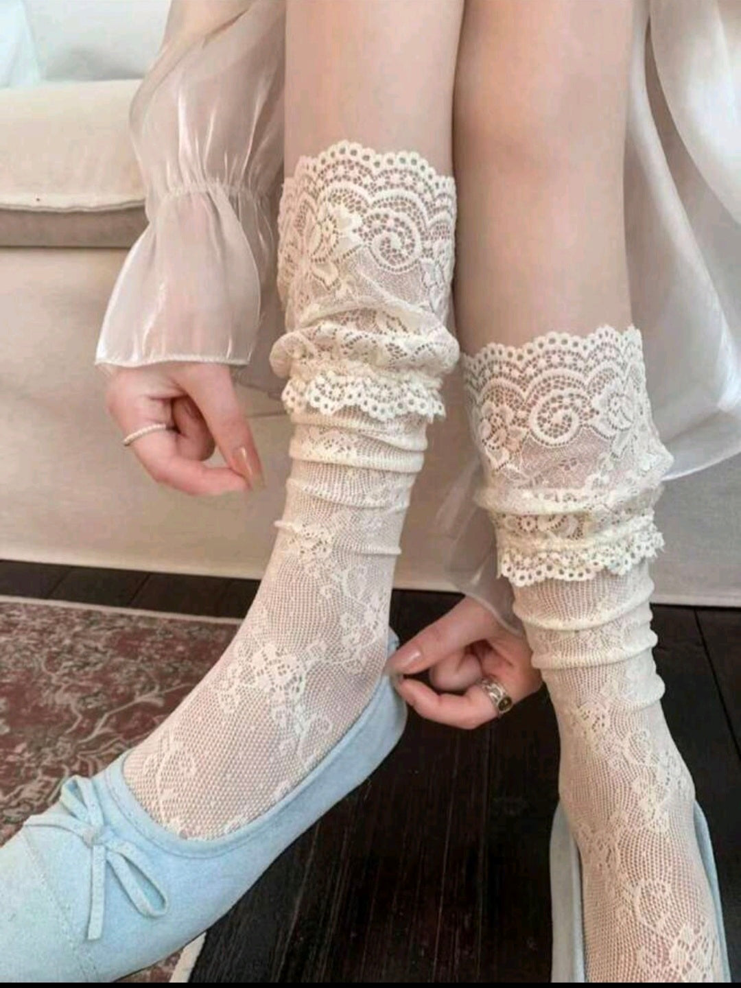 Japanese Style Ruffled Socks 35-40