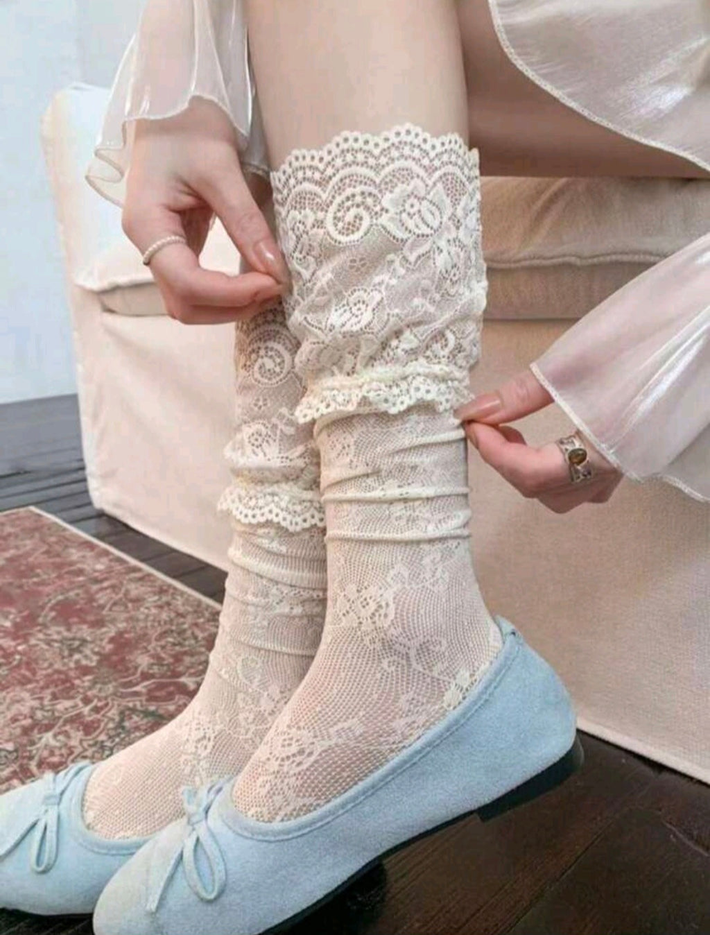 Japanese Style Ruffled Socks 35-40