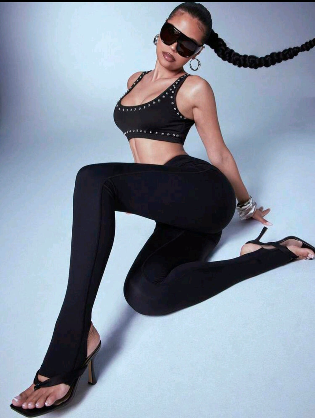 High Rise Stirrup Leggings UK-12/14