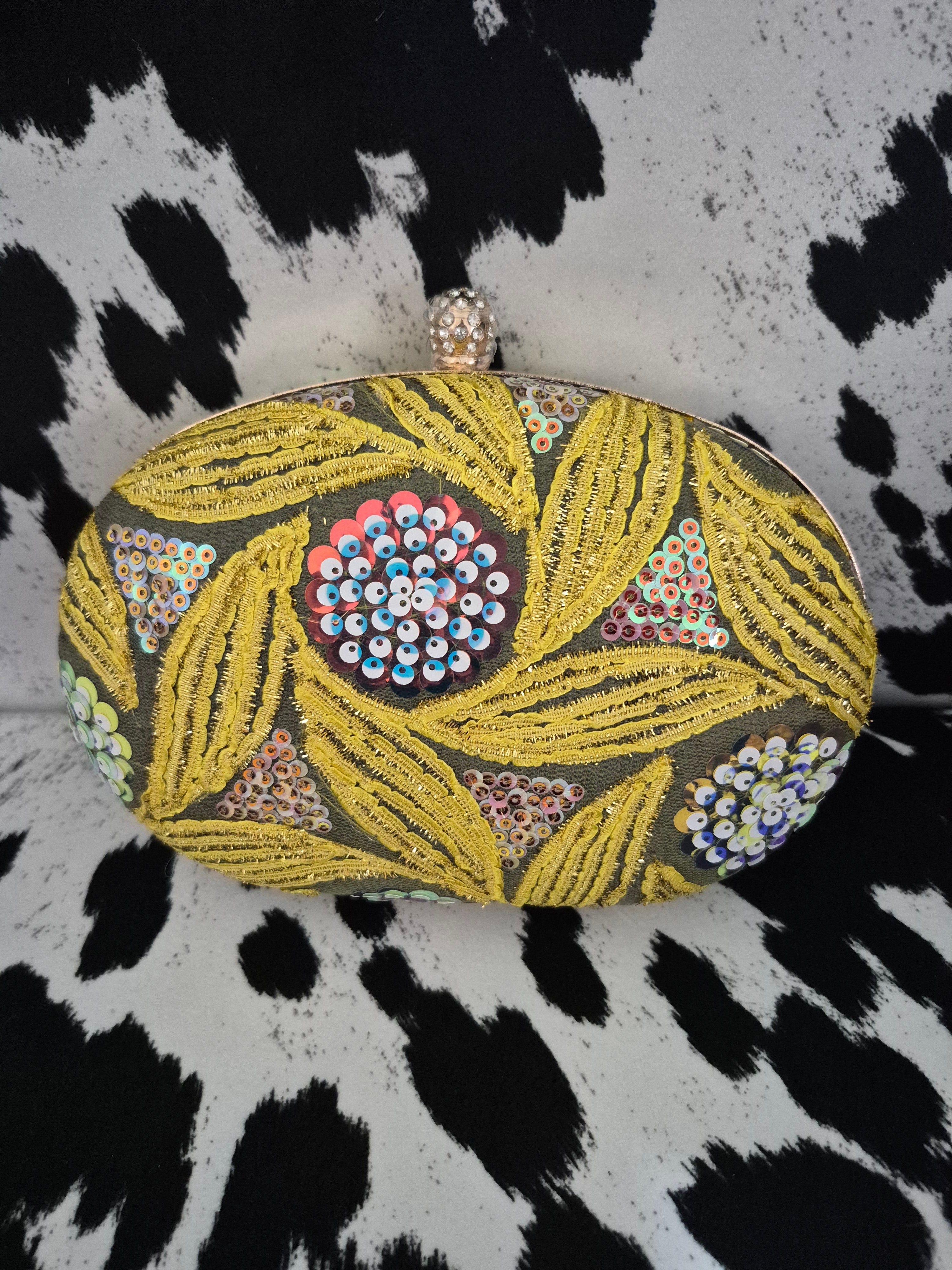 Midnight Sparkle Clutch