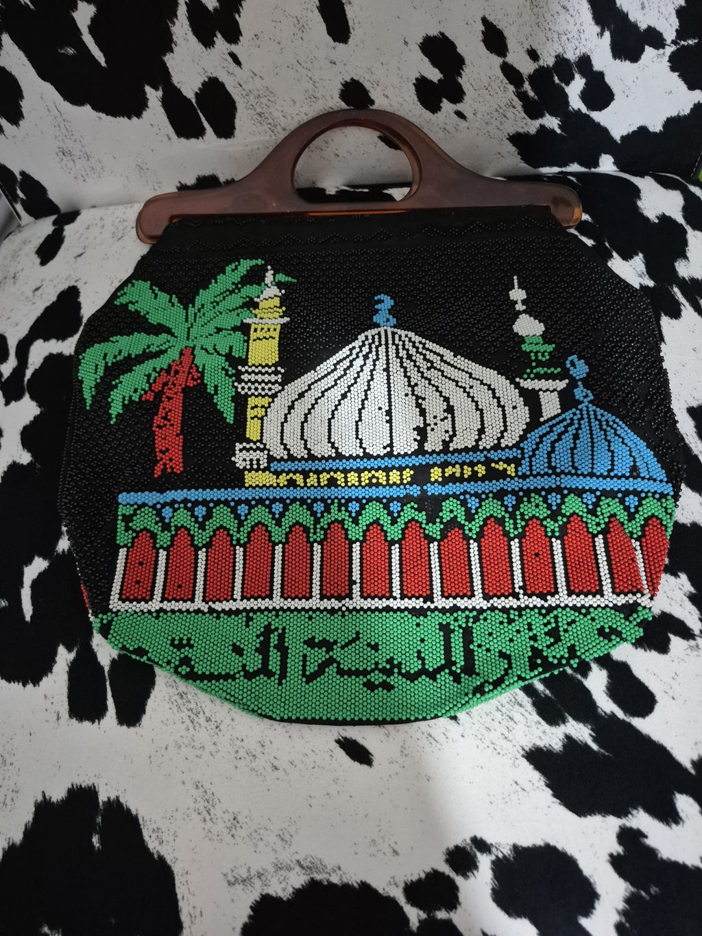 Folk Art Beaded Bag