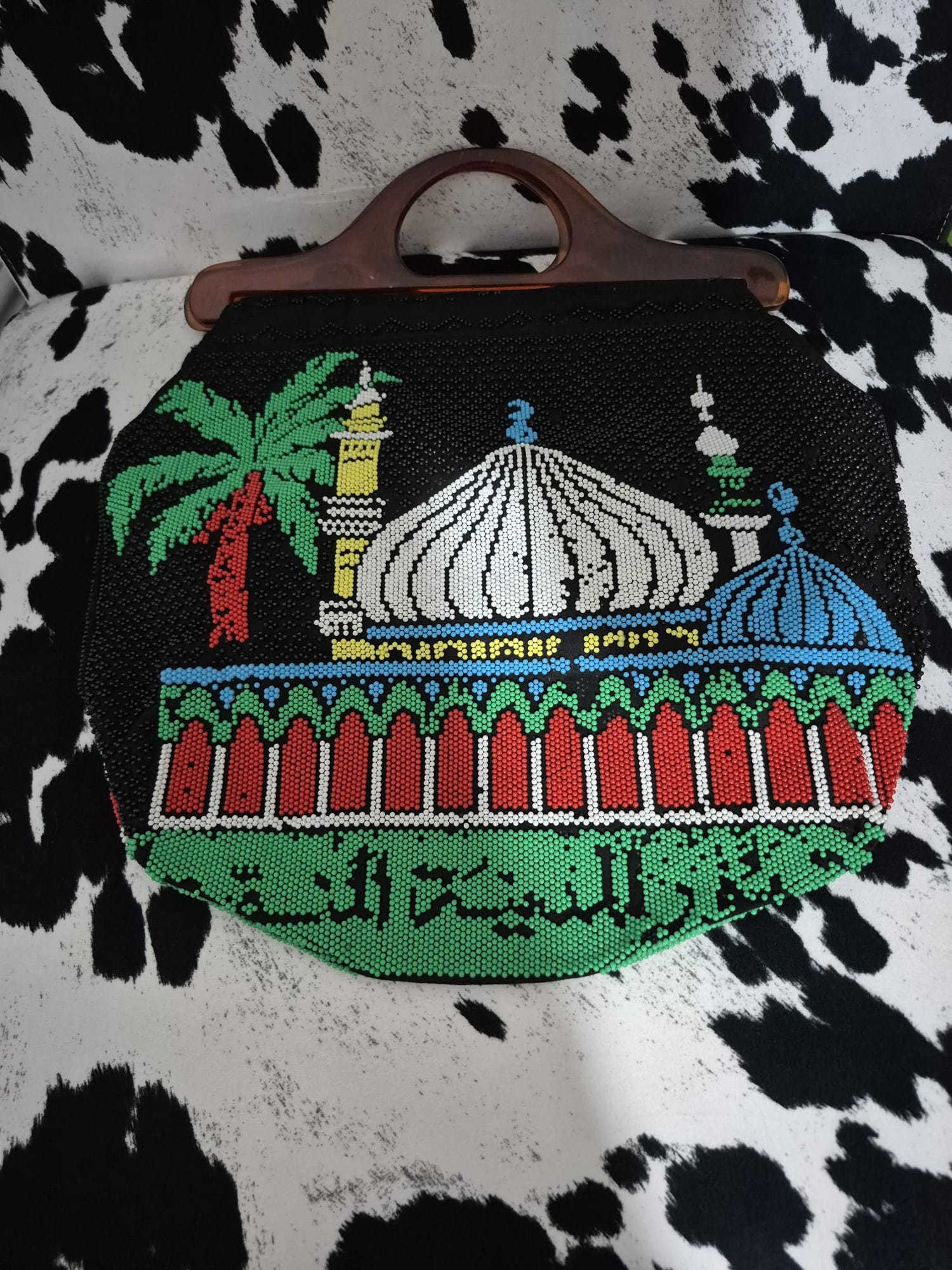 Folk Art Beaded Bag