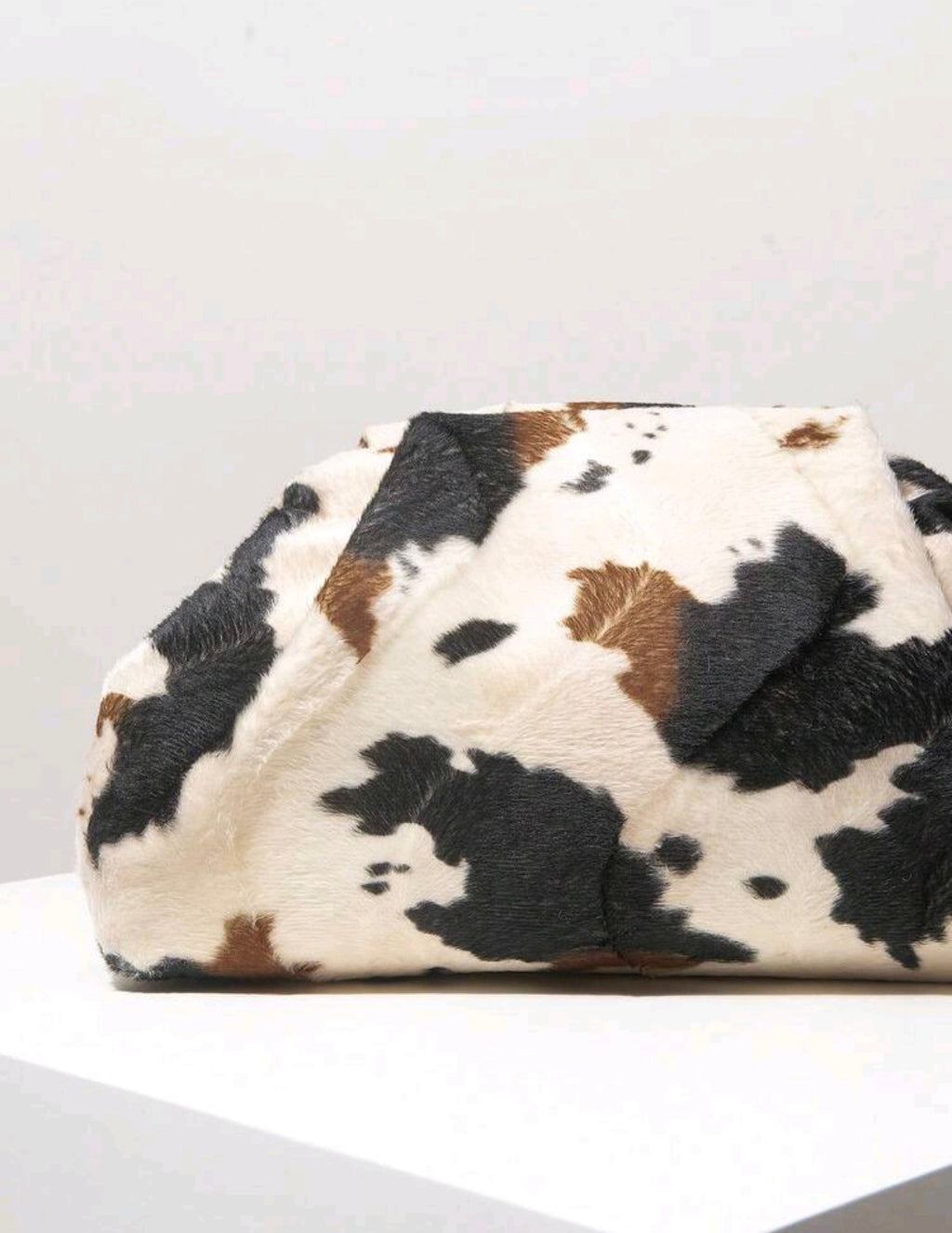 Moo Print Clutch