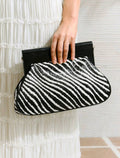 Riviera Straw Clutch