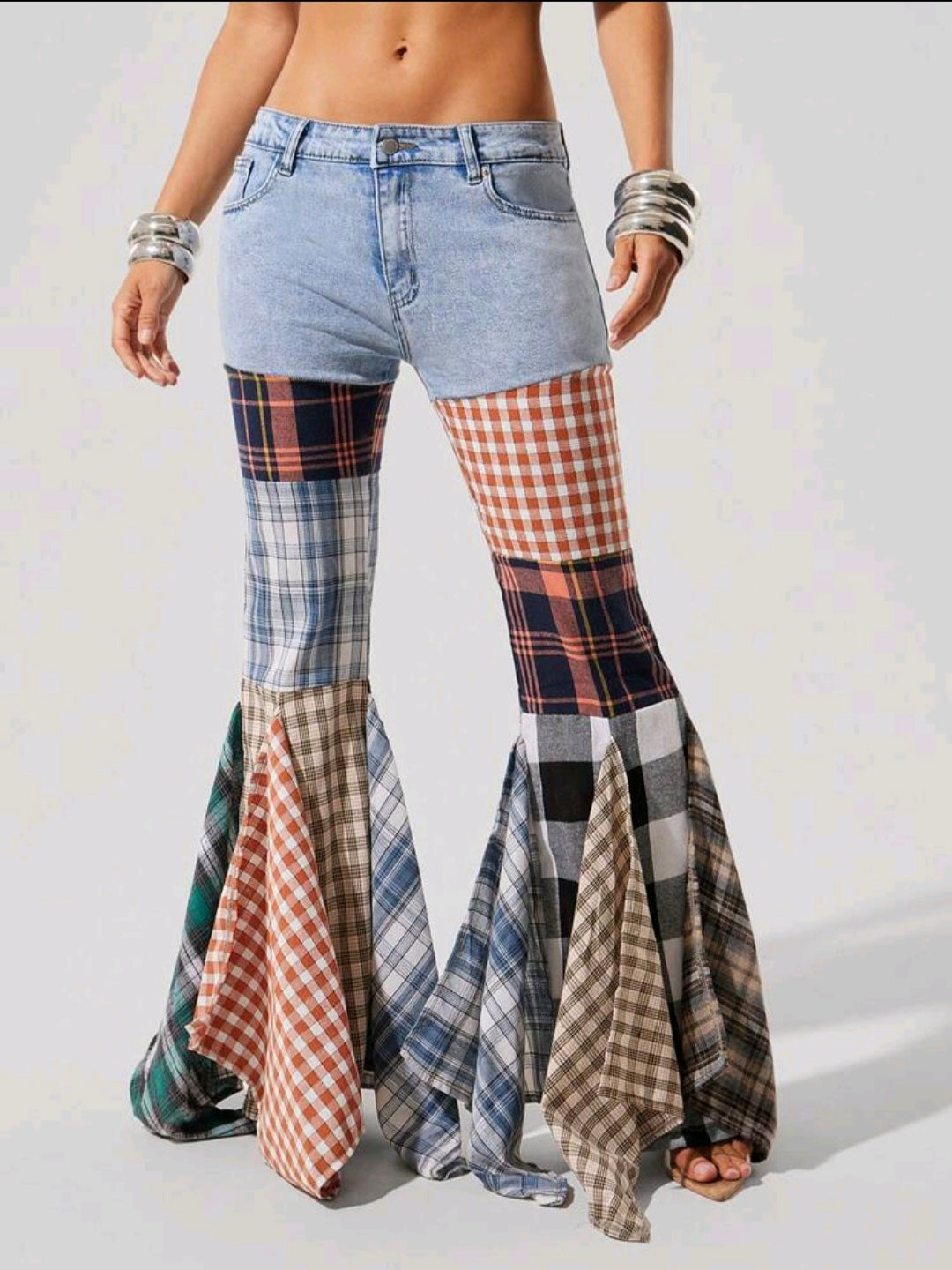 Patchwork Flare Jean — UK 6
