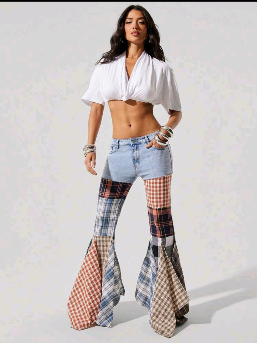 Patchwork Flare Jean — UK 6