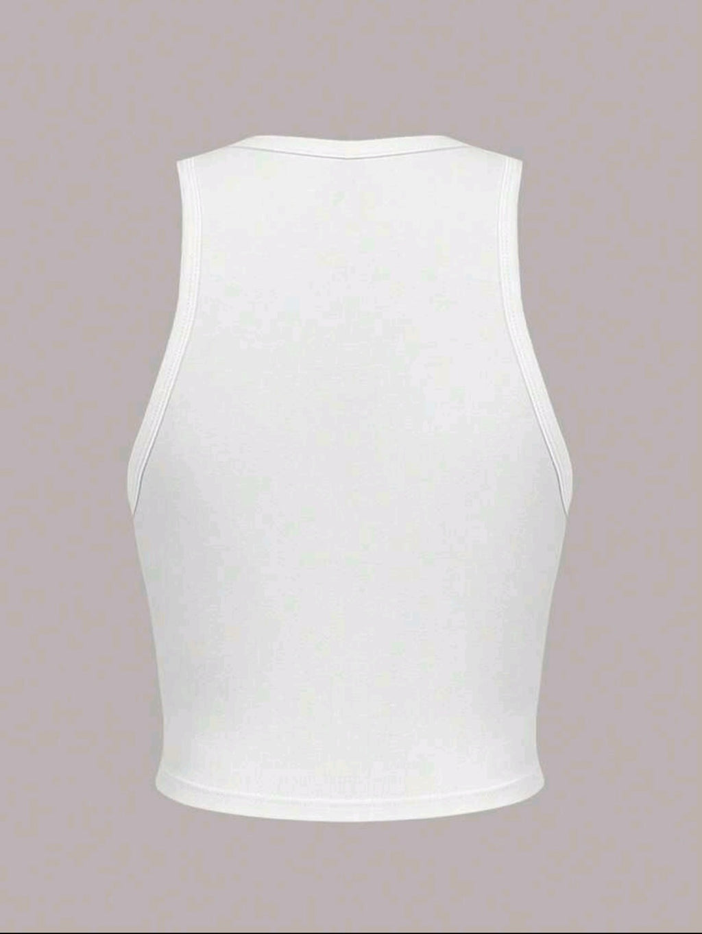 Slaydiva Crop Tank — White, UK 6