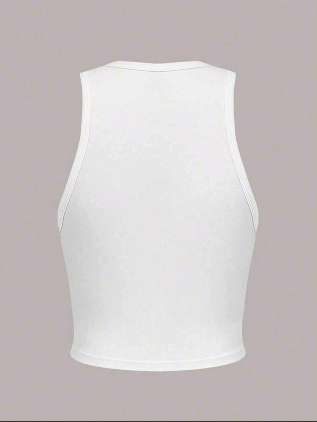 Slaydiva Crop Tank — White, UK 6