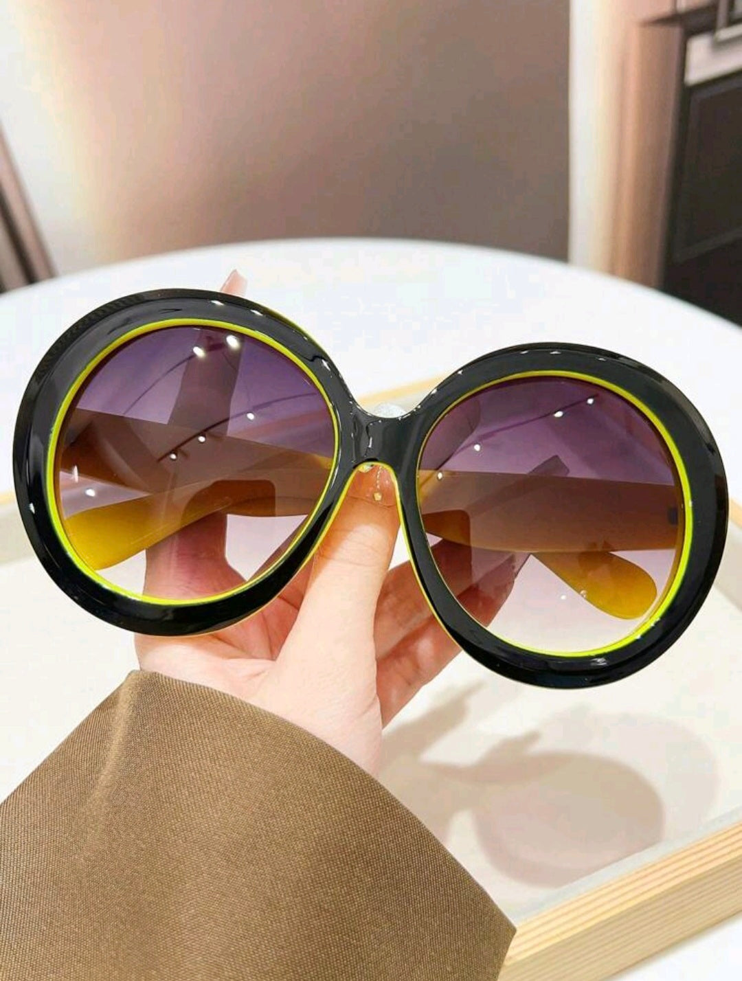Black & Yellow Retro Sunnies