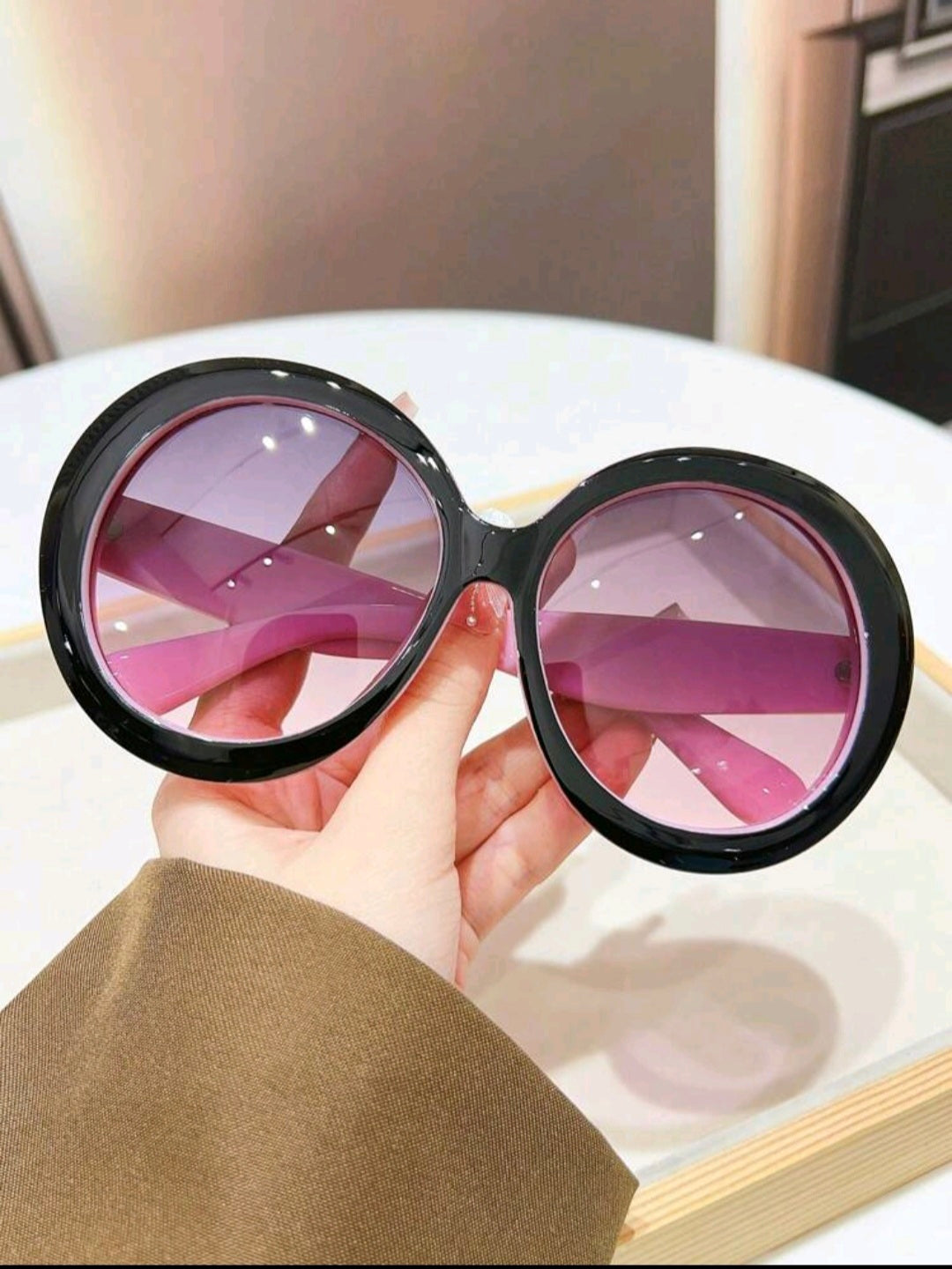 Black & Pink Retro Sunnies