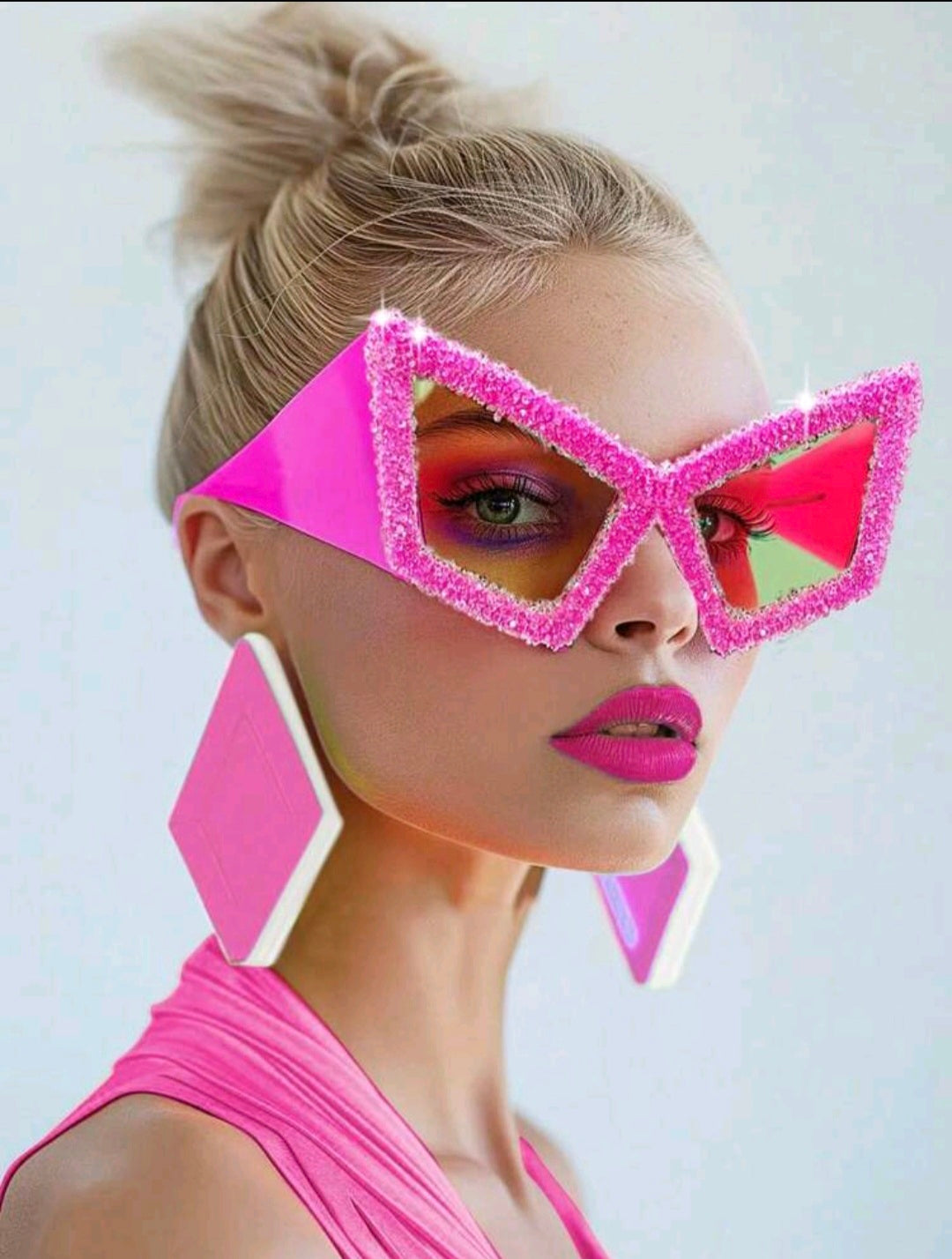 Rose Red Cat Eye Shades
