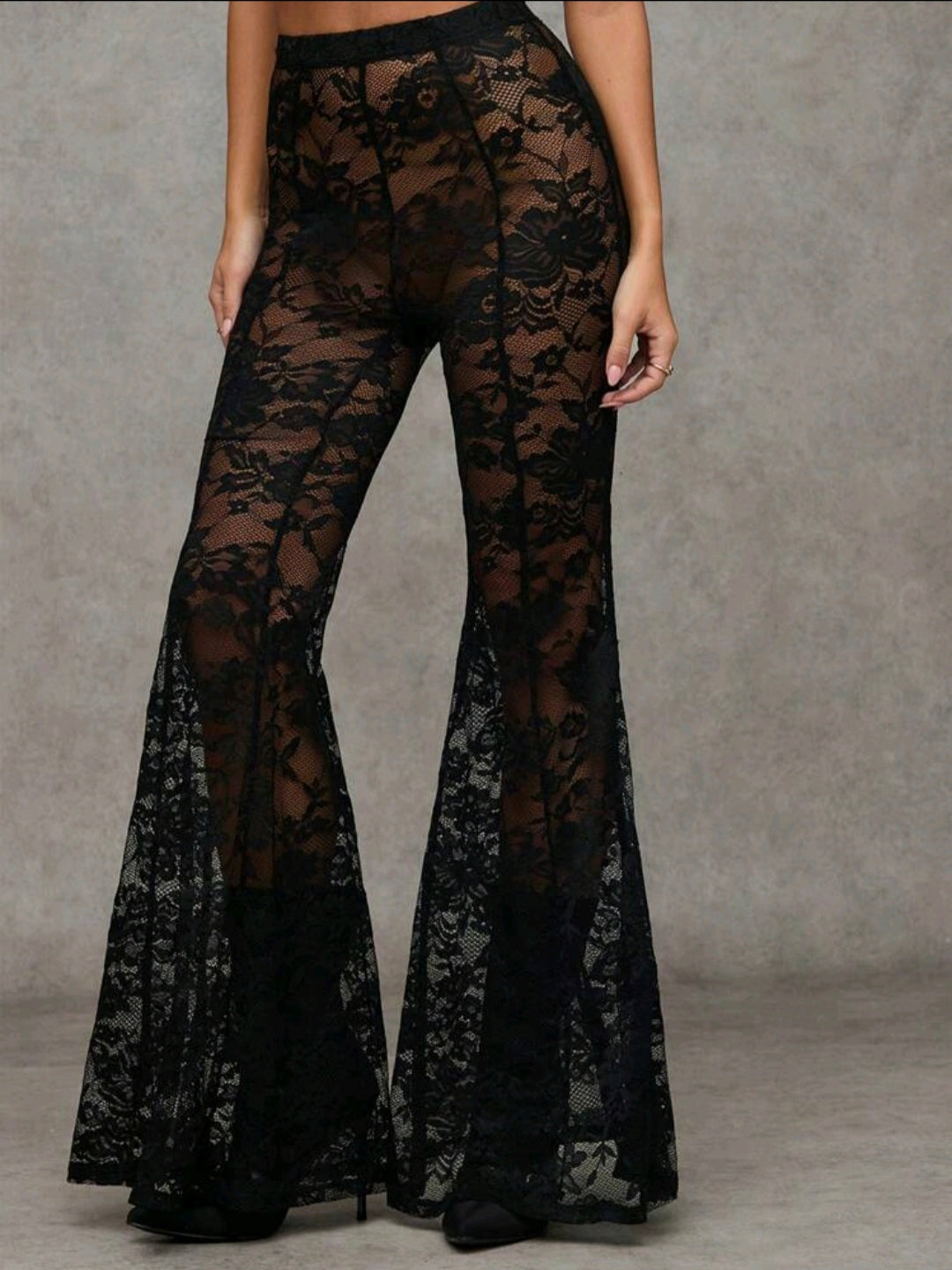 Black Lace Flare — UK 12/14