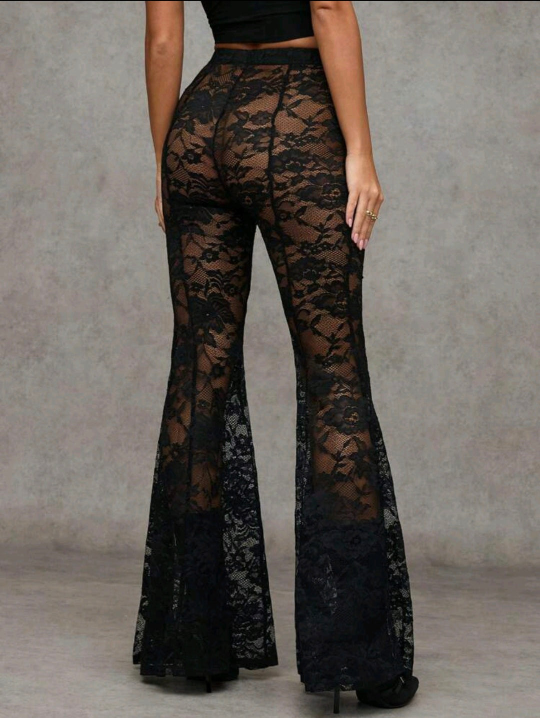 Black Lace Flare — UK 12/14