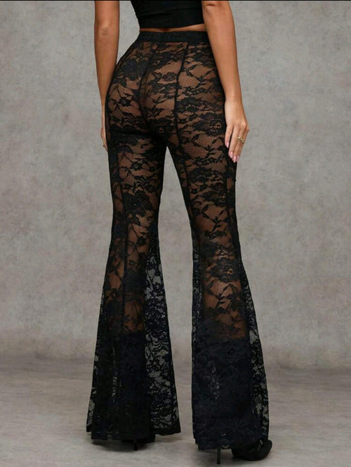 Black Lace Flare — UK 12/14