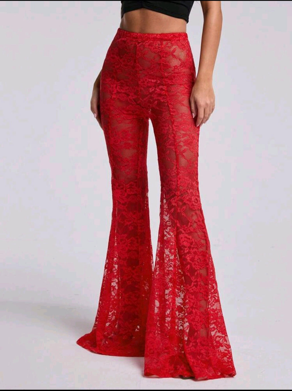 Red Lace Flare — UK 8