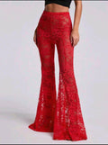 Red Lace Flare — UK 8
