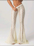 Cream Lace Flare — UK 12/14