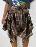 Plaid Handkerchief Mini — UK 8