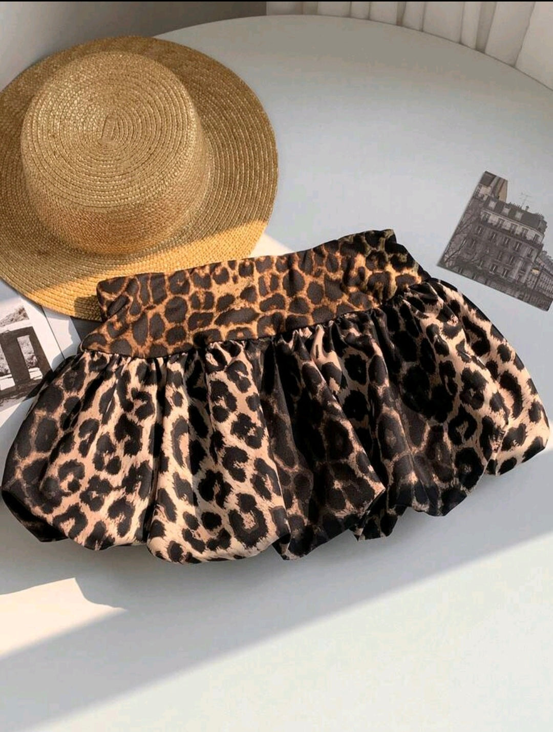 Wild Print Pleated Mini — UK 12/14