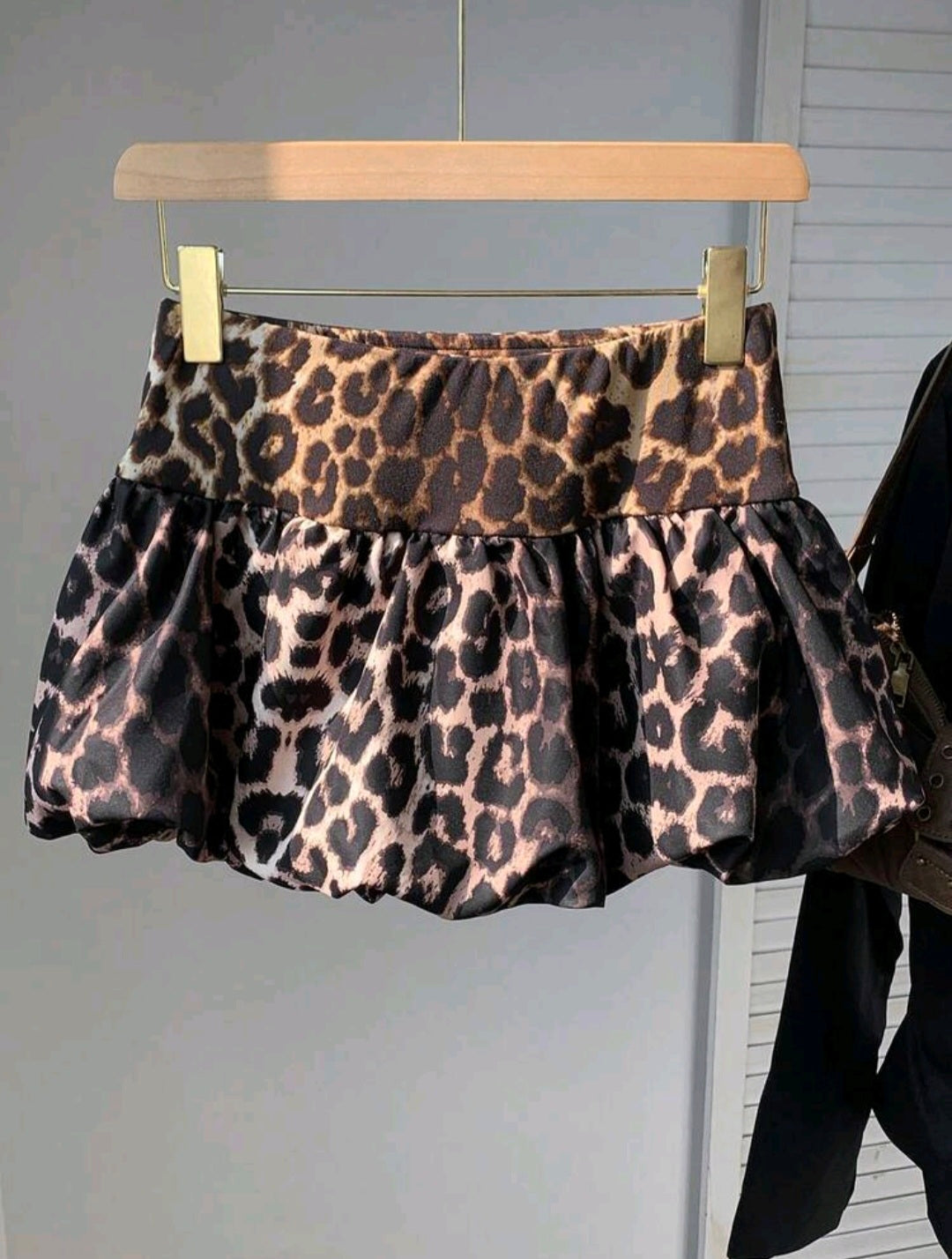 Wild Print Pleated Mini — UK 8