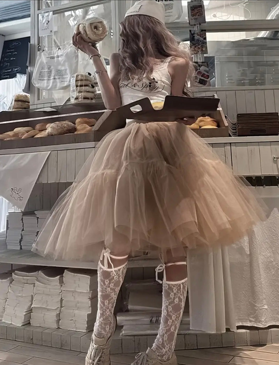 Apricot Tulle Dream Skirt — UK 18