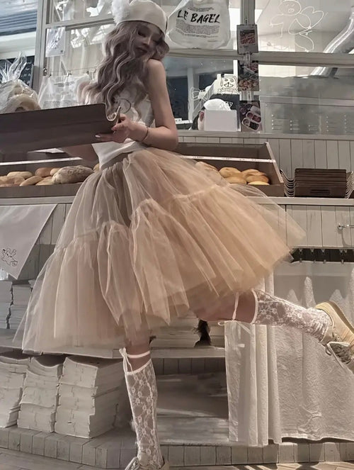 Apricot Tulle Dream Skirt — UK 18