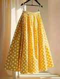 Polka Dot A-Line Skirt — UK 20