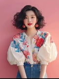 Oriental Bloom Blouse — UK 10
