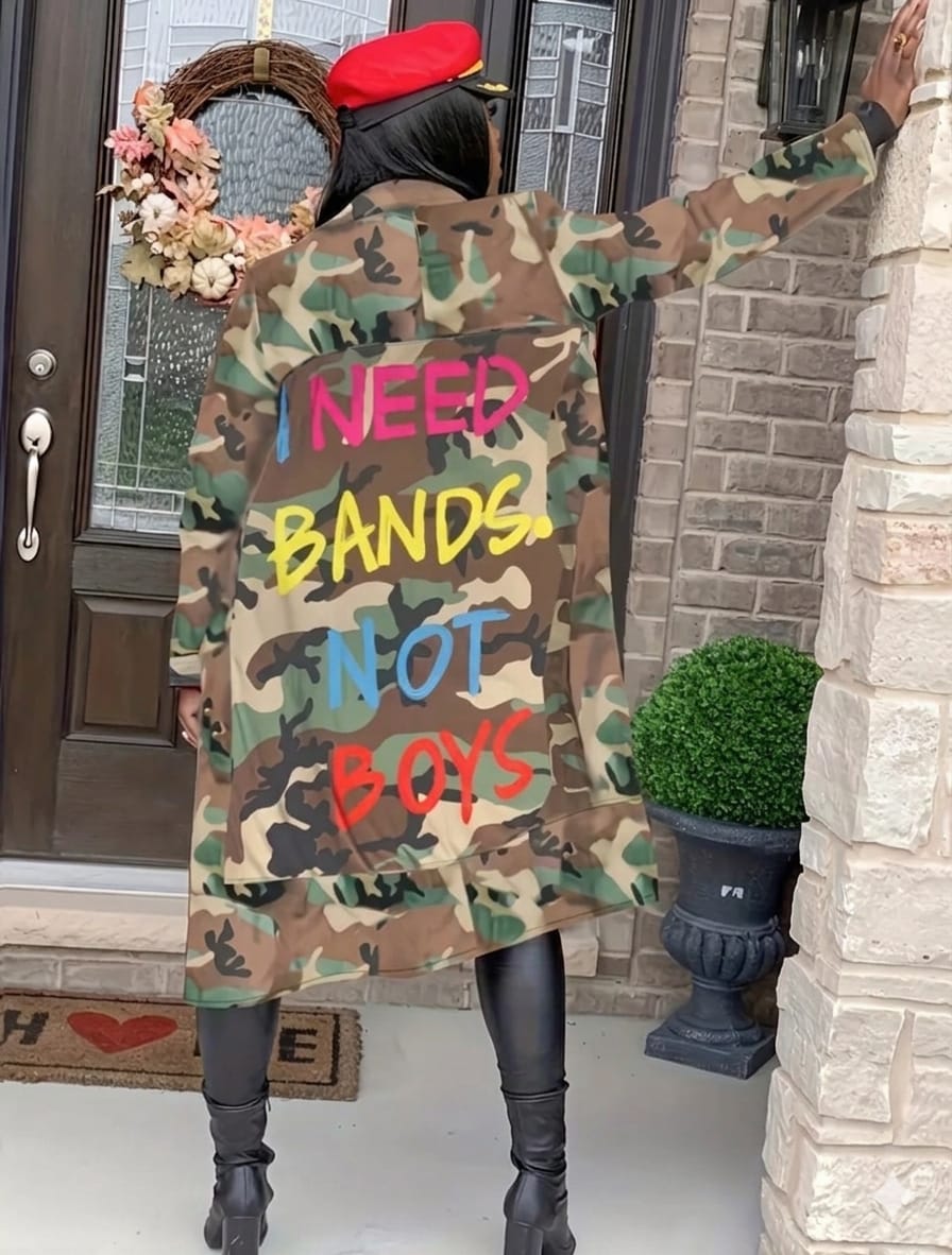 Camo Patch Overcoat — UK 12/14
