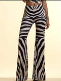Zebra Bell-Bottom Flare — UK 16