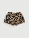 Fluffy Leopard Shorts — UK 6