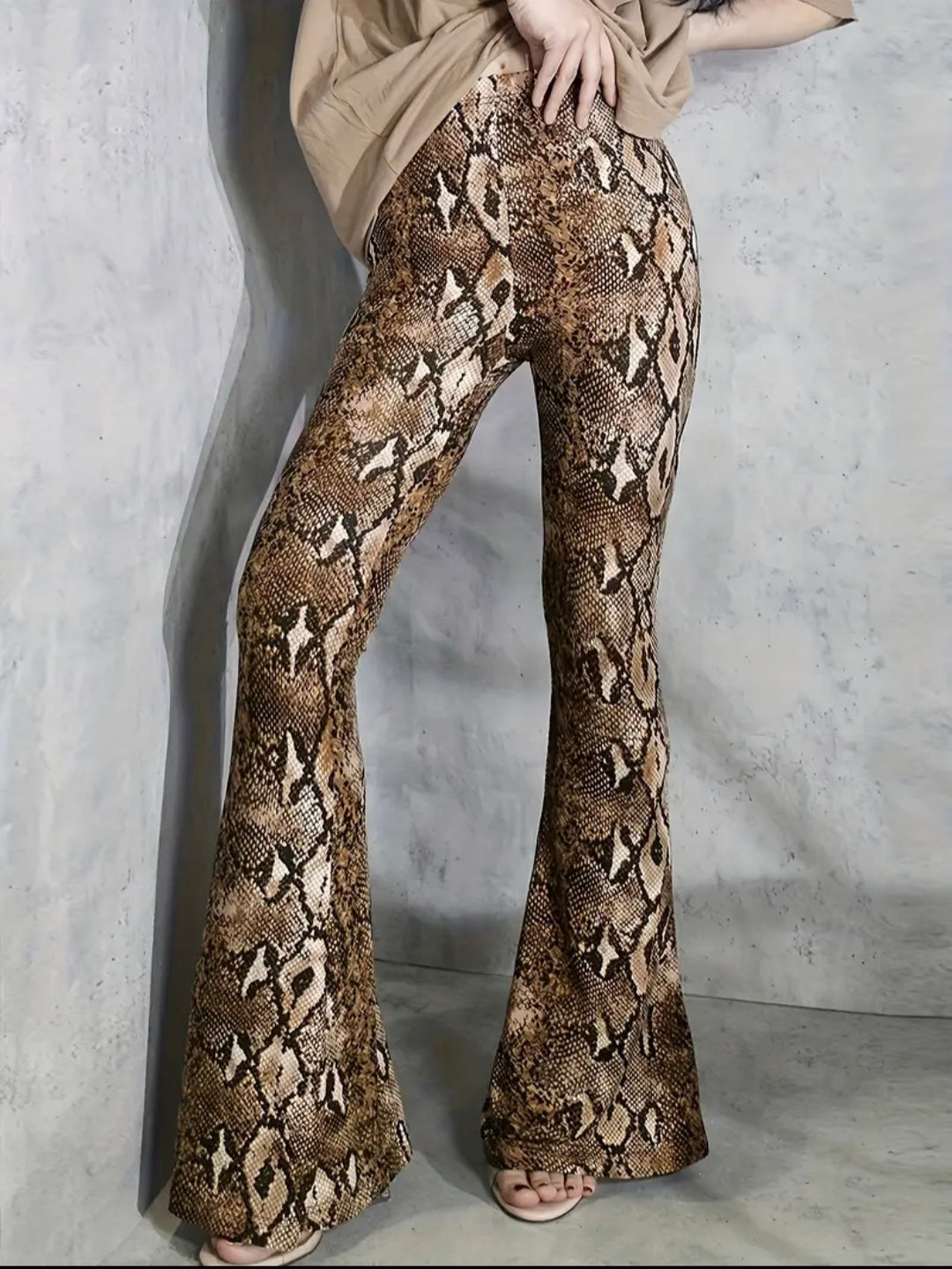Snakeskin Flare — UK 16
