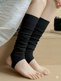 Footless Socks — Black