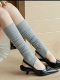 Footless Socks — Light Grey