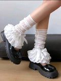 Sheer Layer Socks — White