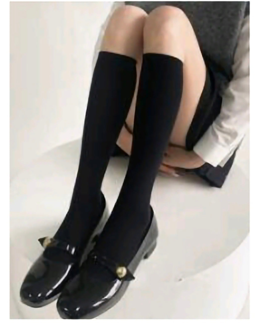 Thigh High Socks — Black