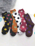 Polka Dot Socks Pack — Set B (6 Pairs)