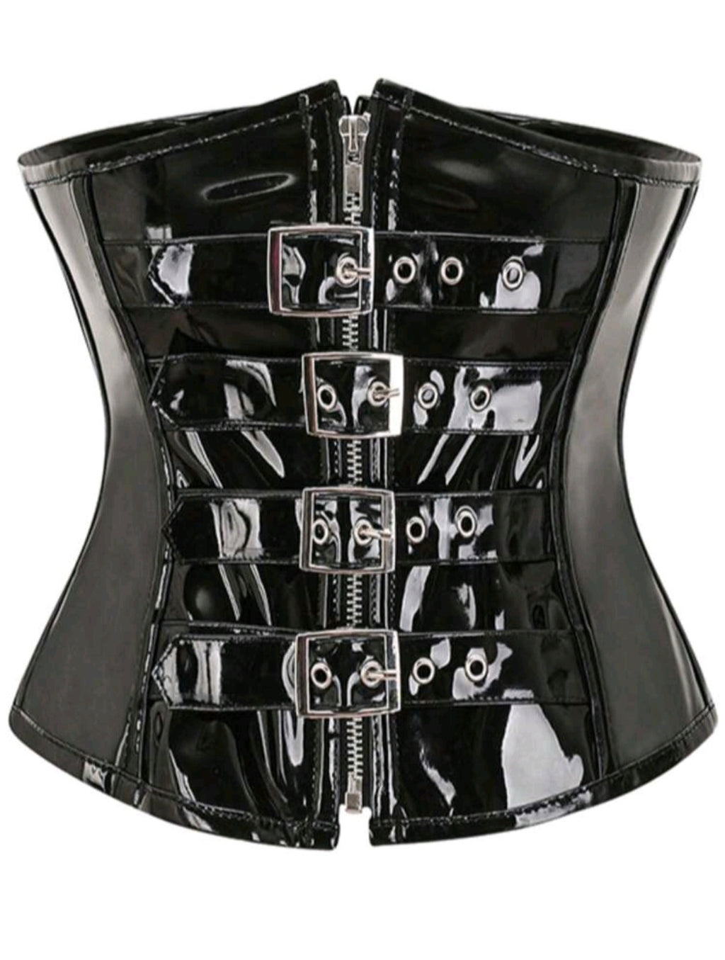 Punk Leather Bustier — UK 18
