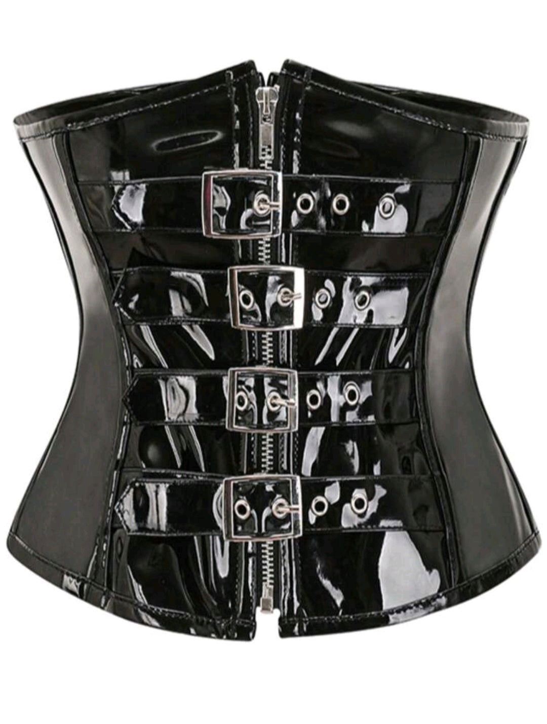 Punk Leather Bustier — UK 18