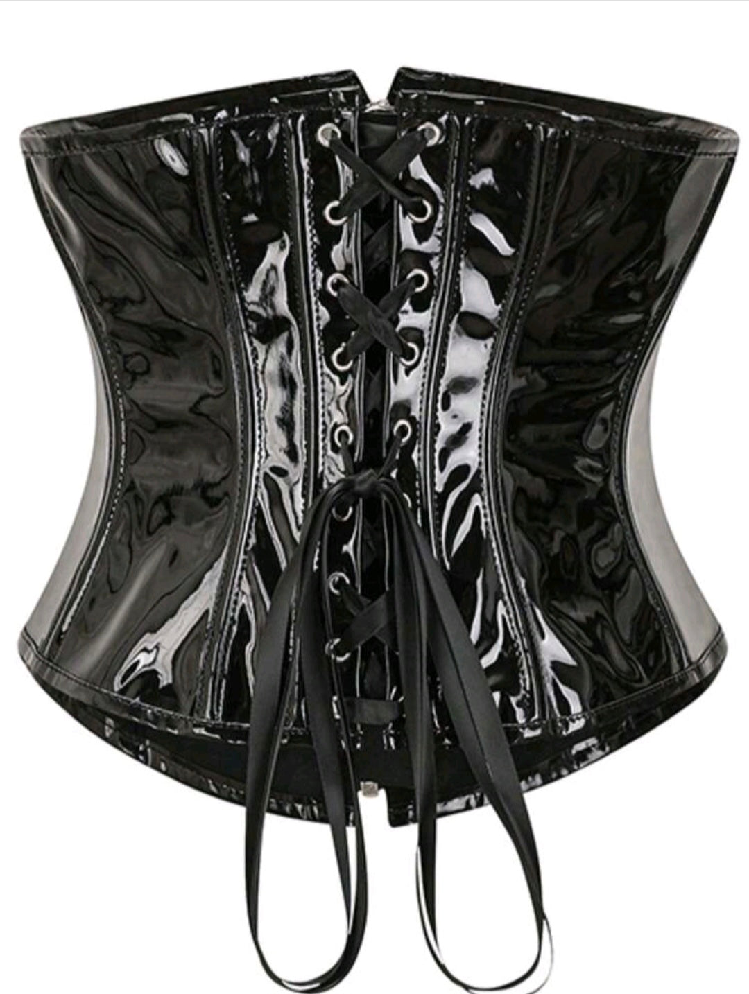 Punk Leather Bustier — UK 18