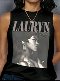 Vintage sleeveless Lauryn Hill Tee UK 18 US 16