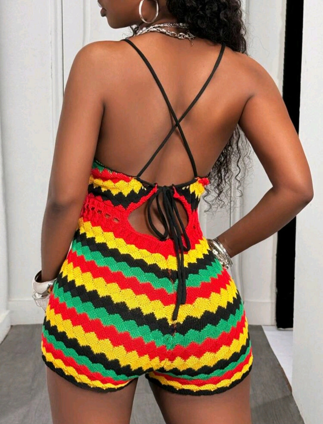 Rasta Halter Romper — UK 10