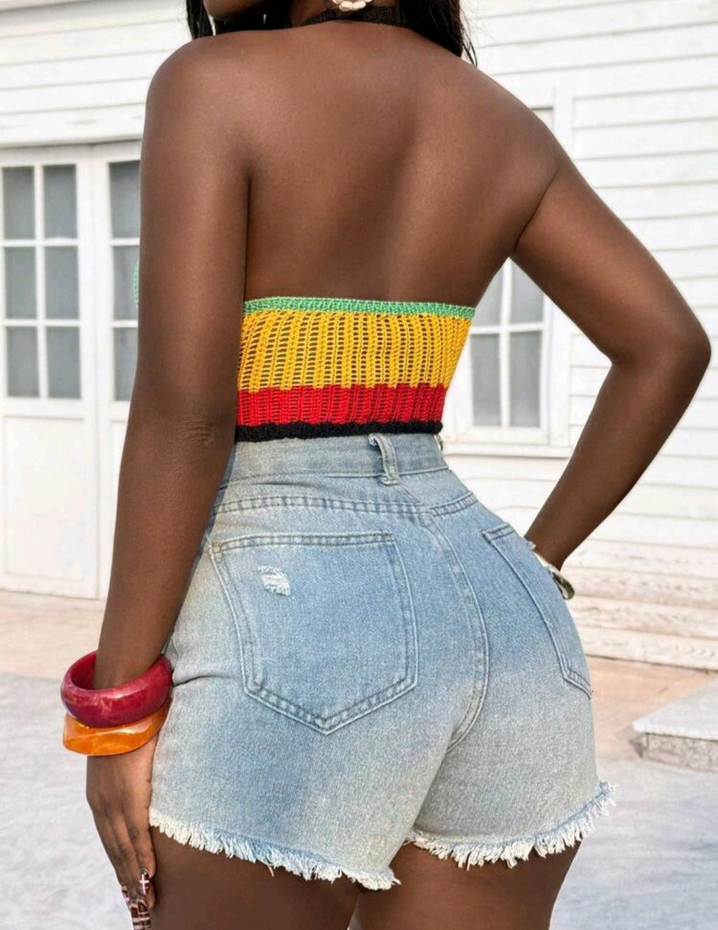Vintage Knit Halter — UK 12/14